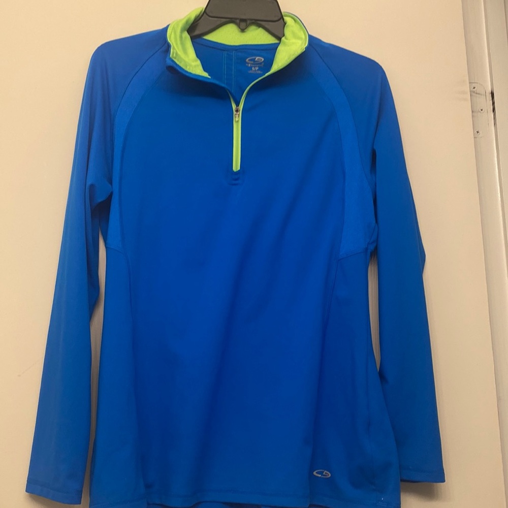 Champion 1/4 zip front active pant jacket preowned size S